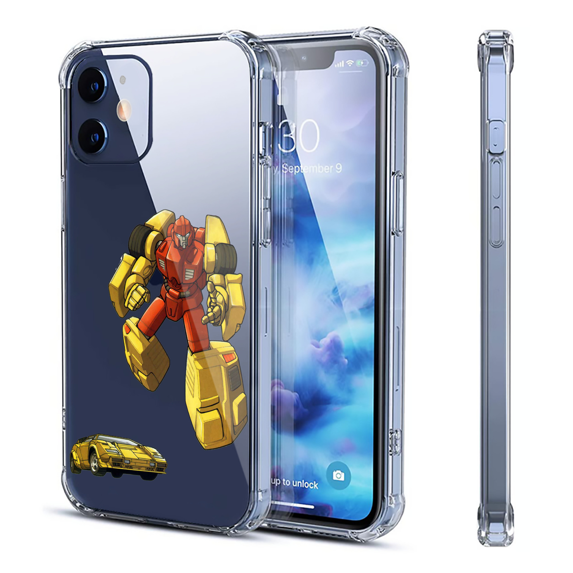 （画像用）  【iPhone 12シリーズ対応】透明スマホケース（クリアソフトケース）
